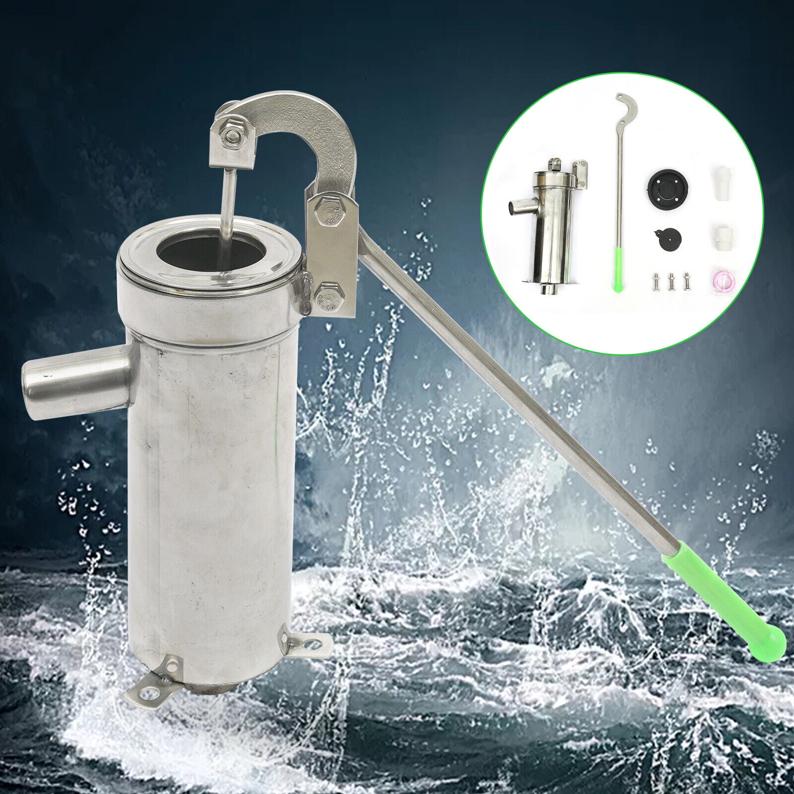 Hand Well Pump Manual Press Deep Water Pump for Industrial Work Garden
