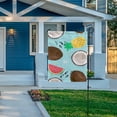 thumbnail image 7 of SKYSONIC Hello Summer Tropical FreshFruits Double-Sided Printed Garden House Sports Flag 12x18in Polyester Decorative Flags for Courtyard Garden Flowerpot, 7 of 7