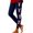 Navy, variant on FYEGRE Women's Christmas Print Fashion Casual Hollow Out Tights for Lifting Fitness Sports and Yoga Brown L