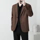 thumbnail image 5 of Chaqueta de traje de hombre de abrigo blanco, chaqueta de vestir para hombre chino, diseñador de lujo de negocios, nueva ropa de moda de primavera 2024, 5 of 5