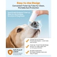 thumbnail image 3 of Bálsamo protector solar para nariz de perro SPF 25, natural, apto para lamer, GJYC PET, 3 of 7