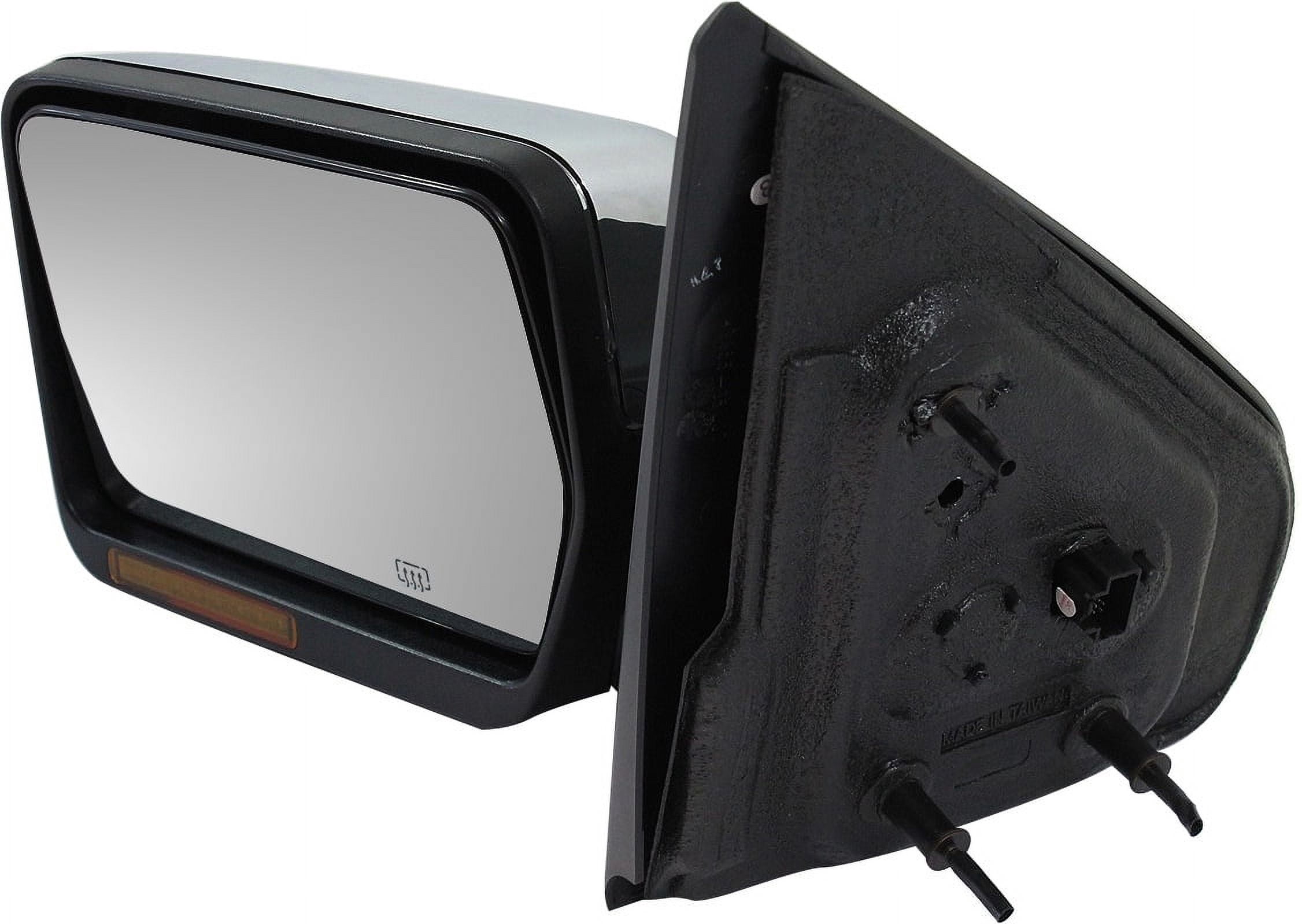Mirror Compatible With 2006 Lincoln Mark LT 2004-2006 Ford F-150 Left Driver Side Heated In-housing Signal Light Chrome Kool-Vue