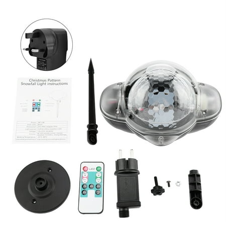 

Waterproof Projector Ideal for Gardens Includes Remote (UK Plug) - 100-240V Star & Heart LED Stage Lamp