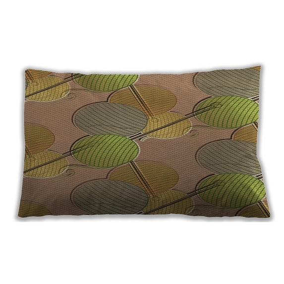 Ahgly Company Indoor Rectangular Contemporary Lumbar Throw Pillow, 13 inch by 19 inch