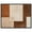 Black Frame, variant on Cream and Brown Panels IV Canvas Modern Boho Abstract by Art Remedy, Gallery Wrapped, 20 x 16