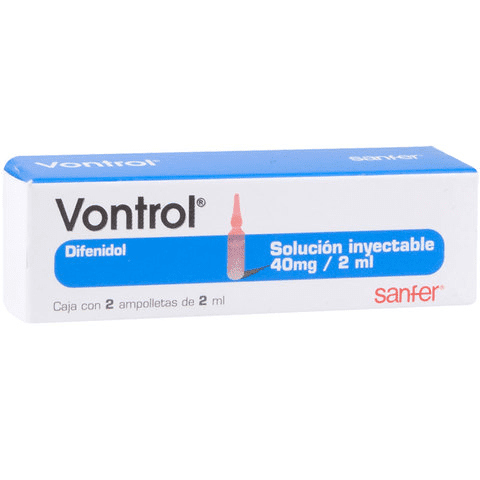 Vontrol solución inyectable 2 pzas de 2 ml c/u
