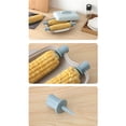 thumbnail image 4 of Advancent Caja desmontable para maíz al vapor, platos fáciles de limpiar para mazorcas de maíz, vaporera para microondas Cocina y Comedor blanco, 4 of 6