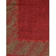 thumbnail image 2 of Ravishing Reversible Jacquard Paisley Pashmina Shawl Wrap for Women, 2 of 4