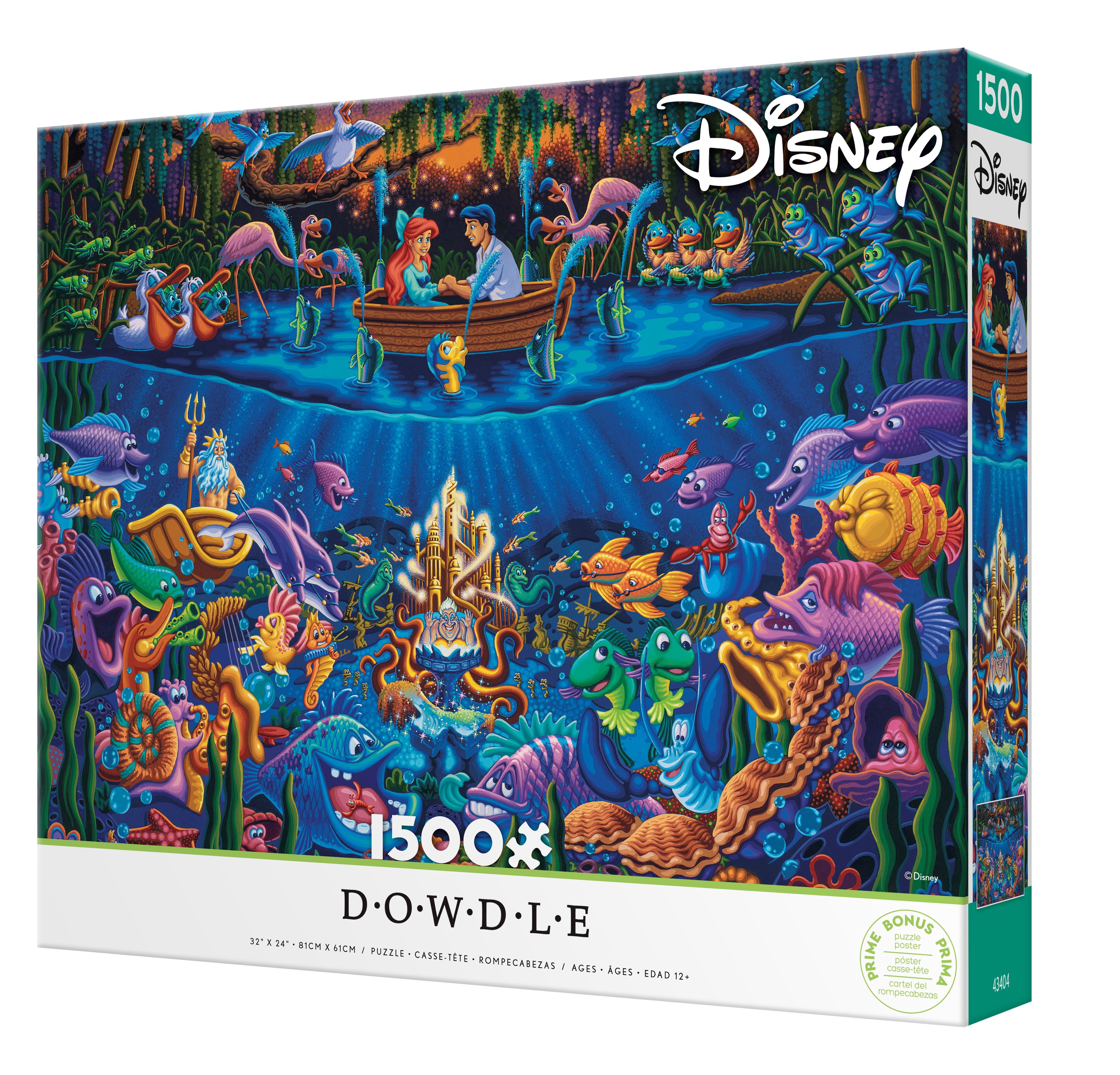 Ceaco The Little Mermaid 1500 Piece Jigsaw Puzzle - Walmart.com