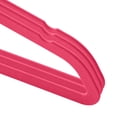 thumbnail image 3 of Perchas para niños Casafield de terciopelo, tamaño 14, color rosa, paquete de 50, 3 of 7