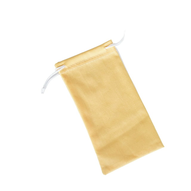 Sonducket Estuche para gafas de sol, correa con cordón de doble extremo, suministro para ojos miopes flexibles y portátiles, bolsa de transporte para Cadenas y cordones para anteojos Amarillo Sonducket AP009240-02