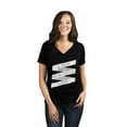 thumbnail image 2 of Easy Breezy Beautiful Clever Girl Women's Fashion Relaxed V-Neck T-Shirt Tee Heather Black Medium, 2 of 5