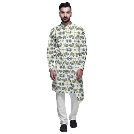 

Atasi Designer Printed Kurta For Boys Casual Kurta Pajama Set Summer Clothing