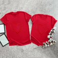 thumbnail image 3 of Guluxicc Unisex Mens Womens Valentines Day T Shirts Casual Crewneck Long Sleeve Tops Cute Graphic Print Shirts, Red, 3XL, 3 of 3