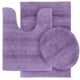 Garland Tapis ENC-3pc-09 Essence Nylon Lavable Salle de Bain 3pcs Tapis Set Violet – image 1 sur 1