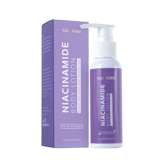 Loción corporal TQEHS SAUVASINE con niacinamida 100 ml Blanqueadora reparadora