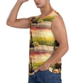 thumbnail image 3 of Fotbe Red Wine Glasses Men's Camiseta sin Mangas Estampada para Hombres, Playera Casual para Gimnasio, Entrenamiento, Playa-XX-Large, 3 of 7