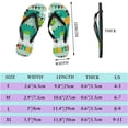thumbnail image 2 of Dreamtimes Flip Flops Slippers Happy Birthday Dinosaurs Animal Sandals for Beach Summer Shower Women Men Boy Girl Kid, 2 of 5