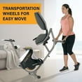 thumbnail image 5 of FITNESS REALITY R4000 Magnetic Tension Recumbent Bike with Workout Goal Setting Computer, 5 of 8
