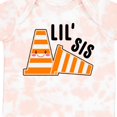 thumbnail image 4 of Inktastic Lil Sis with Construction Cones Girls Baby Bodysuit, 4 of 5