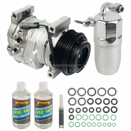 - OEM AC Compressor w/ A/C Repair Kit For 2010 Chevy Silverado GMC Sierra 6.6L