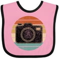 thumbnail image 3 of Inktastic Photographer Retro Sunset Camera Boys or Girls Baby Bib, 3 of 4