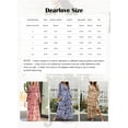 thumbnail image 6 of Dearlove Cocktail Party Dresses for Women Floral V Neck Long Sleeve Bridesmaid Evening Gown Black M, 6 of 6