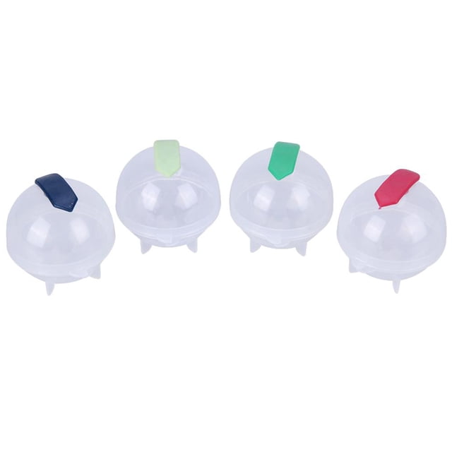 Molde de bola de hielo Reutilizable Cubo redondo Bandeja Herramienta de cocina Color aleatorio (S) 4 piezas Sywqhk Libre de BPA