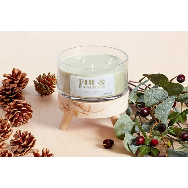 Allswell Fir and Eucalyptus Candle Coconut Wax Blend Candle, 16 oz