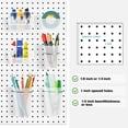 thumbnail image 6 of Peg Board Bins Peg Board Cups with Hooks & Loop 12Pack,Peg Board Organizer Accessories, Peg Board Tools Organizer A, 6 of 6