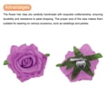 thumbnail image 4 of Uxcell 20 Pcs Rose Flower Hair Clips 4 Inch Flower Hair Pins Flower Brooch for Women Hair Accessories Light Purple, 4 of 5
