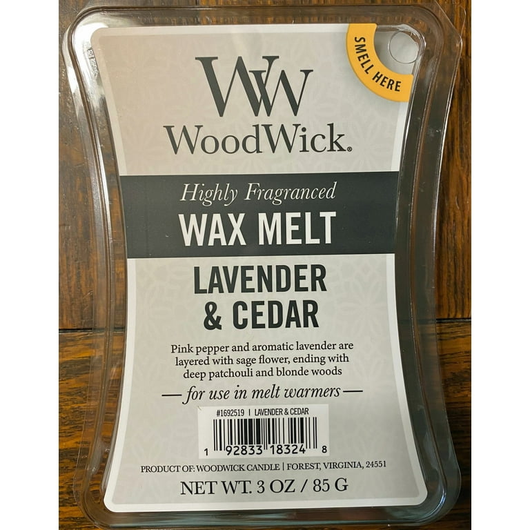 WoodWick Lavender & Cedar - Wax Melts 