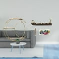 thumbnail image 2 of Estante de almacenamiento de pared,Estantería colgante de pared de metal de 3 niveles para decoración de dormitorio,Estante de pared flotante de 3 capas que ahorra espacio,Porta, 2 of 8