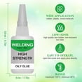 thumbnail image 3 of 50ML Multifunctional Glue, Welding High-Strength Oily Glue, Universal Super Glue, Instant Bonding, Strong Adhesion, Repairs Last Long Time for Metal, Wood, Ceramics,Leather, Glass (3Pcs), 3 of 9