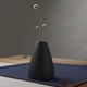 thumbnail image 4 of Florero de cerámica, florero hidropónico negro, moderno florero floral decorativo de para sala de , decoración interior para hogar, centro de F, 4 of 9