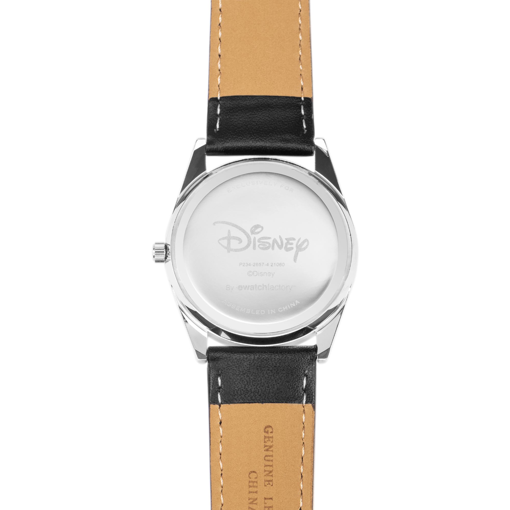 Disney Women\'s Watch Princess Cinderella WDS001042 Quartz Black Leather Strap Disney Gemmed Wristwatches for sale | eBay main image 3
