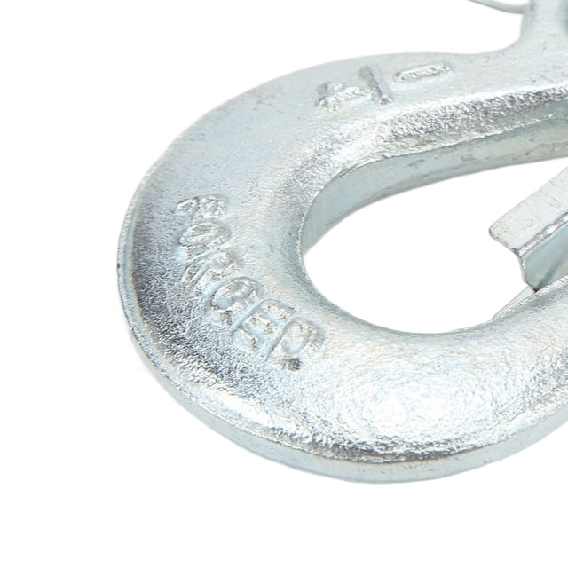 Gancho deslizante de horquilla de 1/4 pulgadas con pestillo de seguridad de acero forjado G70 para cadenas de vehículos de remolque de camiones