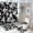 AA-2, variant on African Mud Cloth Black And White Shower Curtain Waterproof Bathroom Curtain Set with Hooks Home Decor Bathroom Curtains 4pcs
