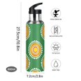 thumbnail image 5 of ALAZA Circle with Dots Water Bottle Insulated Flask Stainless Steel Straw Lid 20 oz, 5 of 6