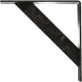 thumbnail image 4 of Ekena Millwork 2"W x 12"D x 12"H Traditional Steel Bracket, Antiqued Silver, 4 of 13