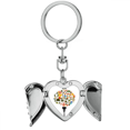 thumbnail image 1 of Fan Taiji Teapot Mountain Heart Angel Wing Key Chain Holder, 1 of 3
