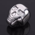 thumbnail image 3 of i Kito Wine Ice Stone, Skull Whiskey Rocks Chilling Stones and Cubes Stainless Steel 6pack Silver, 3 of 7