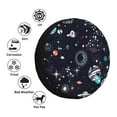 thumbnail image 4 of Yiaed Galaxy2 Print Tire Wheel Cover, Waterproof Spare Tire Cover Fit for Jeep, Truck,Trailer, RV, SUV, Camper and Most Vehicle-14 inch, 4 of 6