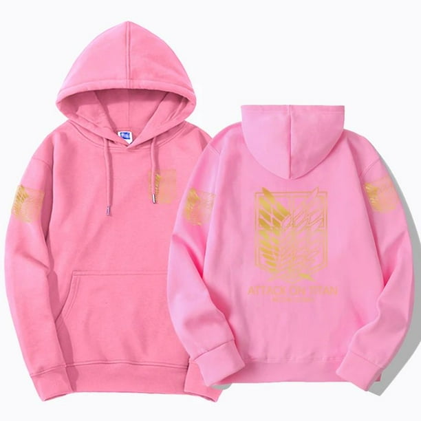 Sudadera con capucha con estampado grafico de alas de la libertad de Attack on Titan para hombre y mujer sudadera con capucha de Shingeki No Kyojin ropa de calle de talla grande