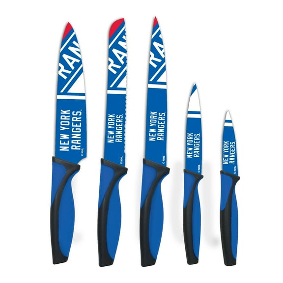 Woodrow New York Rangers 5-Piece Stainless Steel Cutlery Knife Set