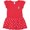 Red with Polka Dots, variant on Inktastic Pocket Goldendoodle Girls Toddler Dress