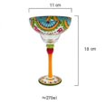 thumbnail image 1 of Creative Margarita Wine Glasses 270ml Handmade Colorful Cocktail Cup Europe Goblet, 1 of 5