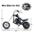 thumbnail image 2 of TOXOZERS 50cc Mini Bike,Gas-Powered EPA Approved Mini Dirt Bike with 12.5" 10" Tires,Pull Start,1L Tank,20MPH Top Speed,Black, 2 of 5