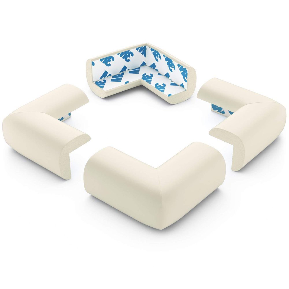 Foam Child Safety Corner Covers PreTaped Edge Protector for Baby, Off