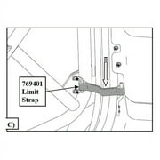 Smittybilt Adjustable Door Strap (Black) - 769401